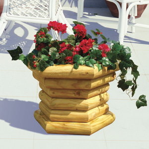 Landscape Timber Deck Planter